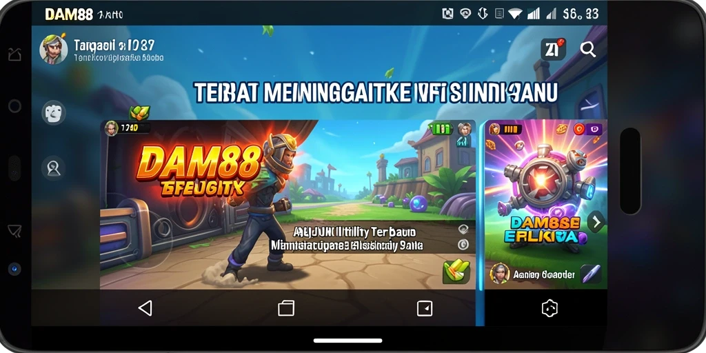 Tampilan aplikasi DAM88 yang sederhana dan intuitif untuk penggunaan Utility.