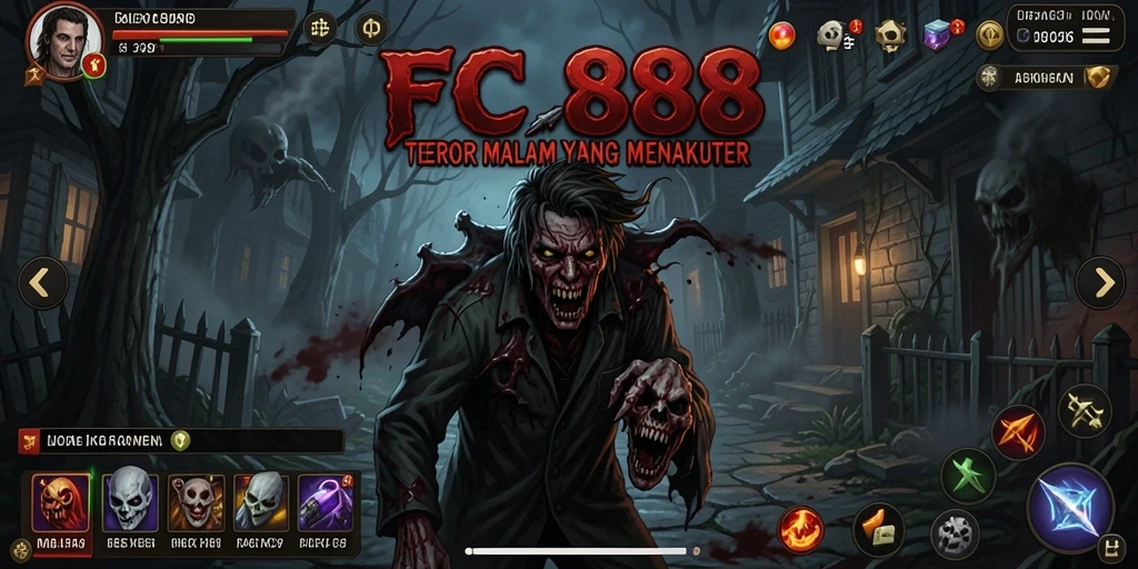Tangkapan layar menunjukkan ketegangan mendalam di gameplay FC888.