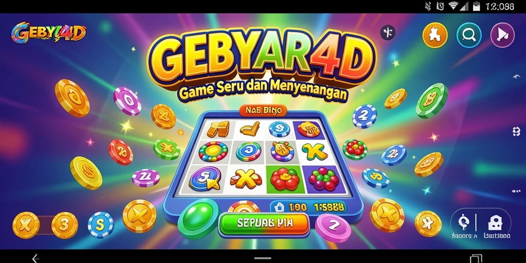 Gameplay seru Bingo di GEBYAR4D dengan banyak pemain.