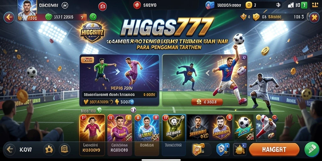 Tampilan menarik dari gameplay Sportsbook HIGGS777 saat taruhan berlangsung.