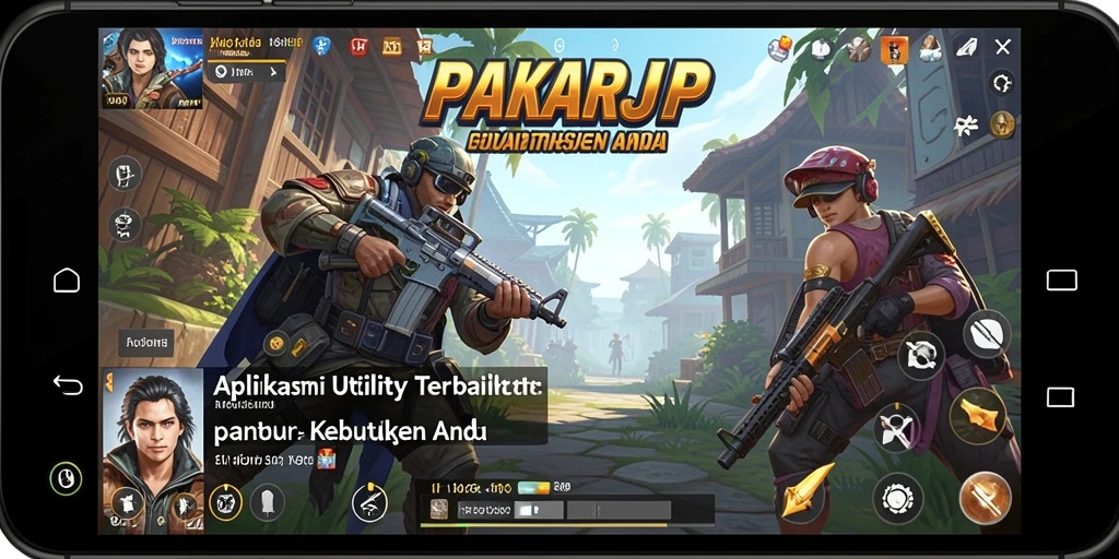 Screenshot PAKARJP menunjukkan antarmuka pengguna yang ramah dan sederhana.