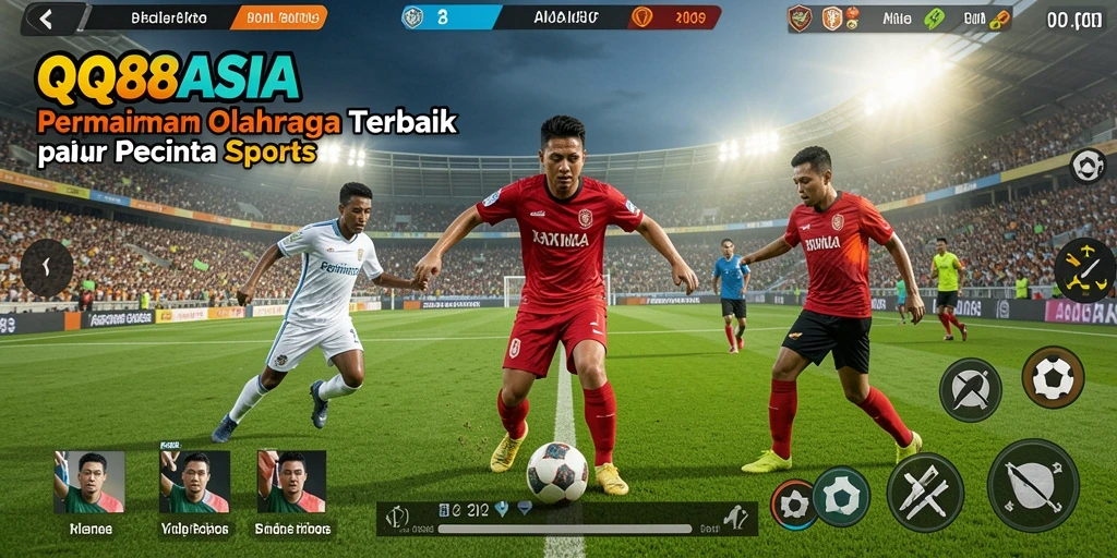 Tampak gameplay seru dalam QQ88ASIA dengan berbagai olahraga.