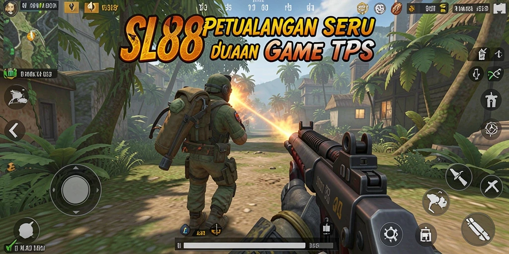 Gameplay SL888 menampilkan aksi seru dalam pertempuran TPS.