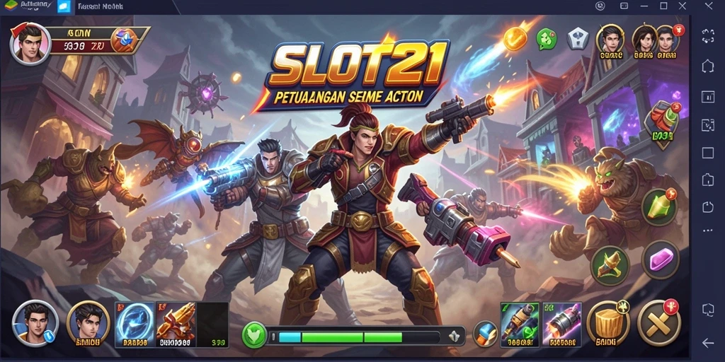 Tampilan seru dari gameplay SLOT21 yang memikat.