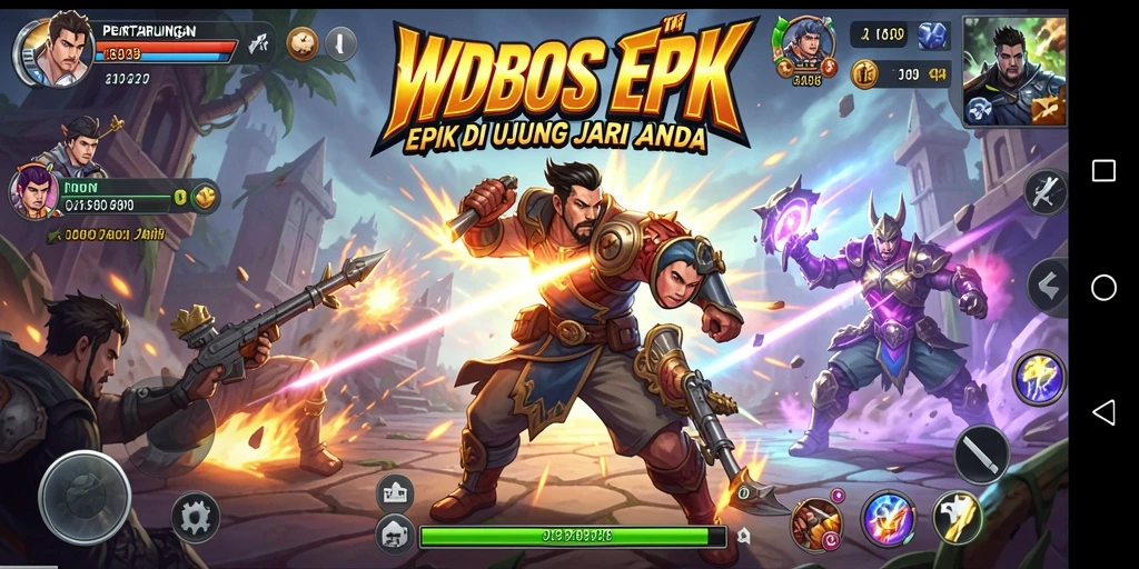 Tampilan gameplay WDBOS yang mendebarkan dan penuh aksi.